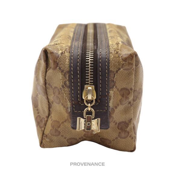 🔴 Gucci Zip Pouch - GG Canvas Glace - Picture 7 of 11